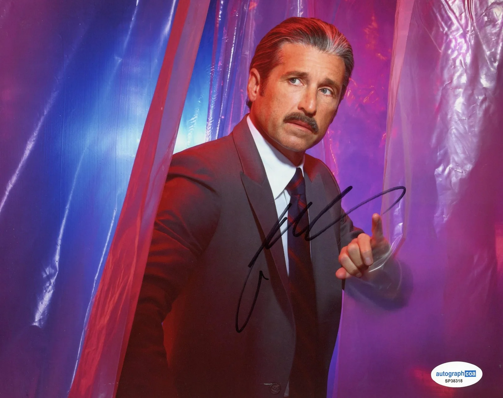 Patrick Dempsey — Patrick Dempsey "Dexter: Original Sin" AUTOGRAPH Signed 8x10 Photo C ACOA, image 2