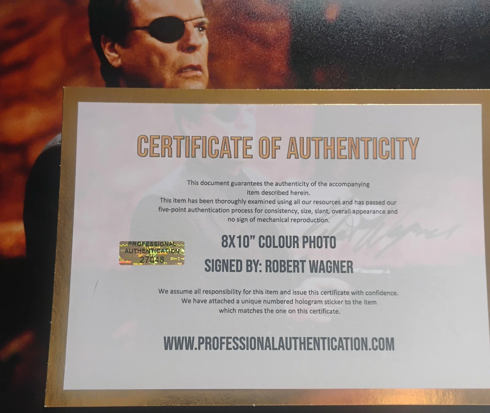 Robert Wagner Hand Signed Autograph 8x10 Photo COA Austin Power NO US TARIFFS, изображение 4