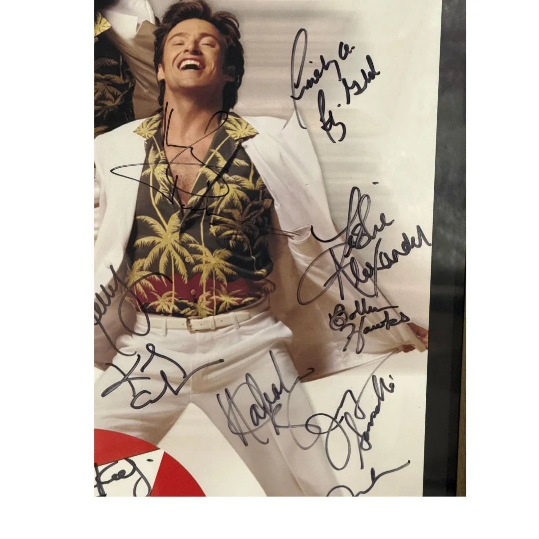 Hugh Jackman Signed The Boy From Oz Broadway Cast Poster Framed + LOA, image 3