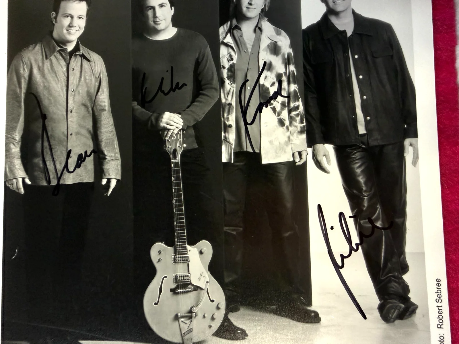 RARE BMG Records Press Photo Hand Signed by LONESTAR ! Autographed Free Ship!, изображение 2
