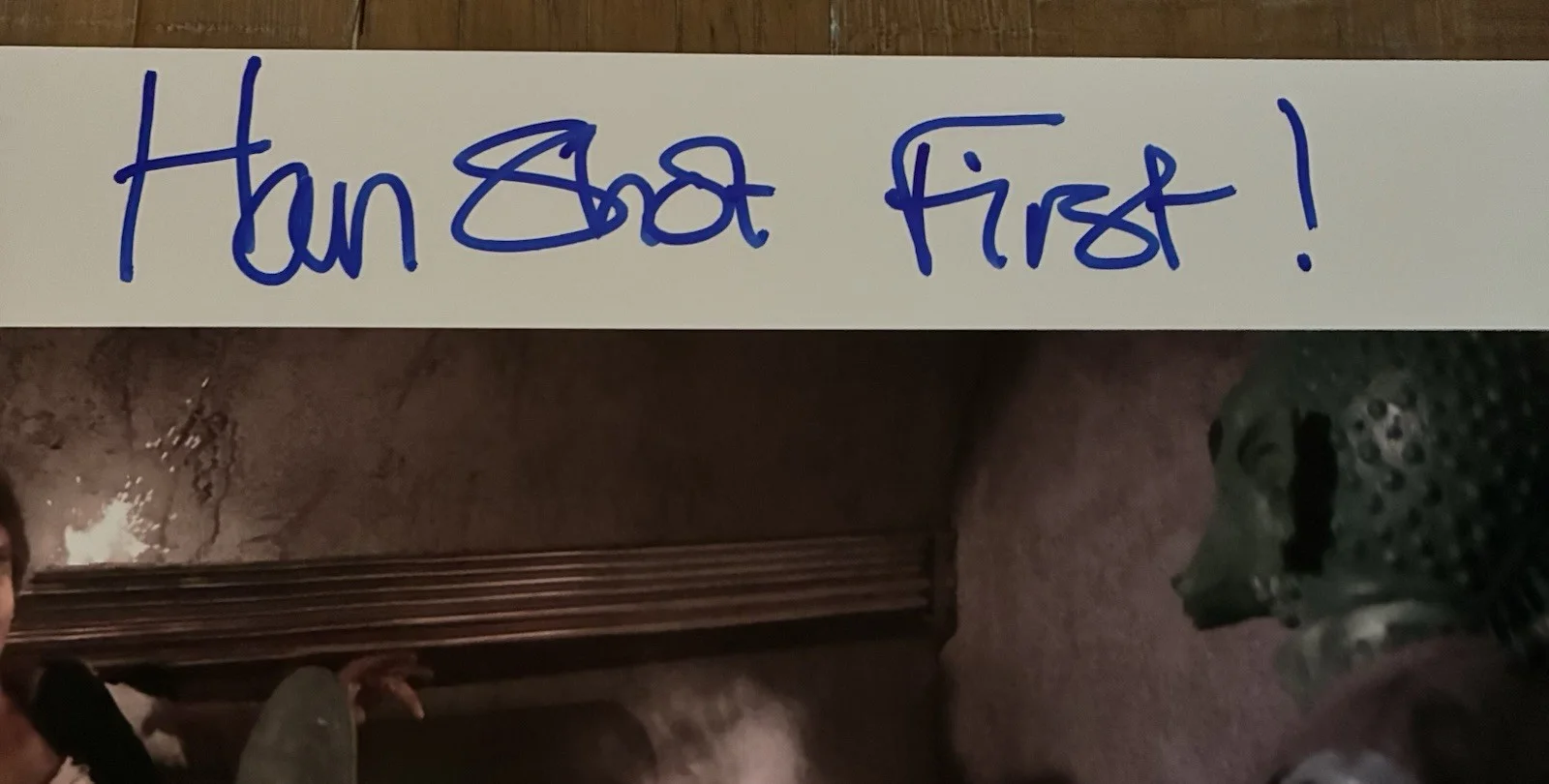 Paul Blake — Paul Blake Autographed Signed 11x14 Photo Greedo With Inscription Beckett BAS, изображение 2