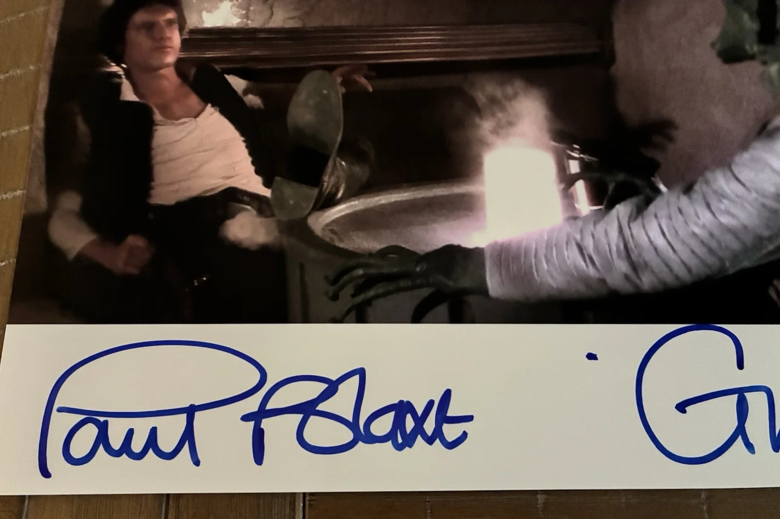 Paul Blake — Paul Blake Autographed Signed 11x14 Photo Greedo With Inscription Beckett BAS, изображение 3
