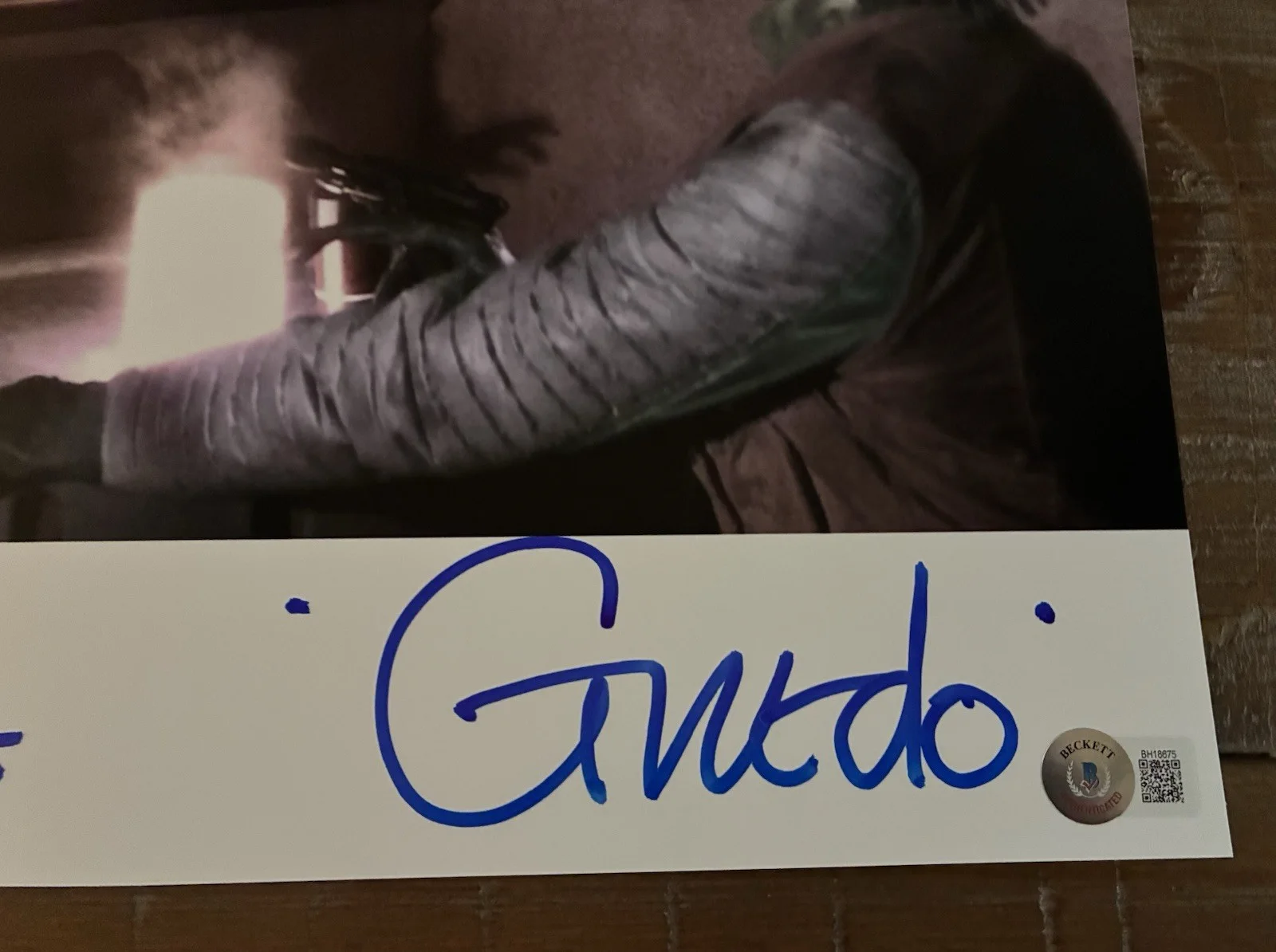 Paul Blake — Paul Blake Autographed Signed 11x14 Photo Greedo With Inscription Beckett BAS, изображение 4
