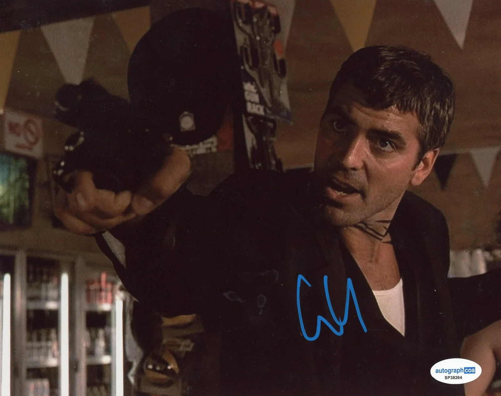 George Clooney — George Clooney "From Dusk Till Dawn" AUTOGRAPH Signed 'Seth' 8x10 Photo ACOA, изображение 2