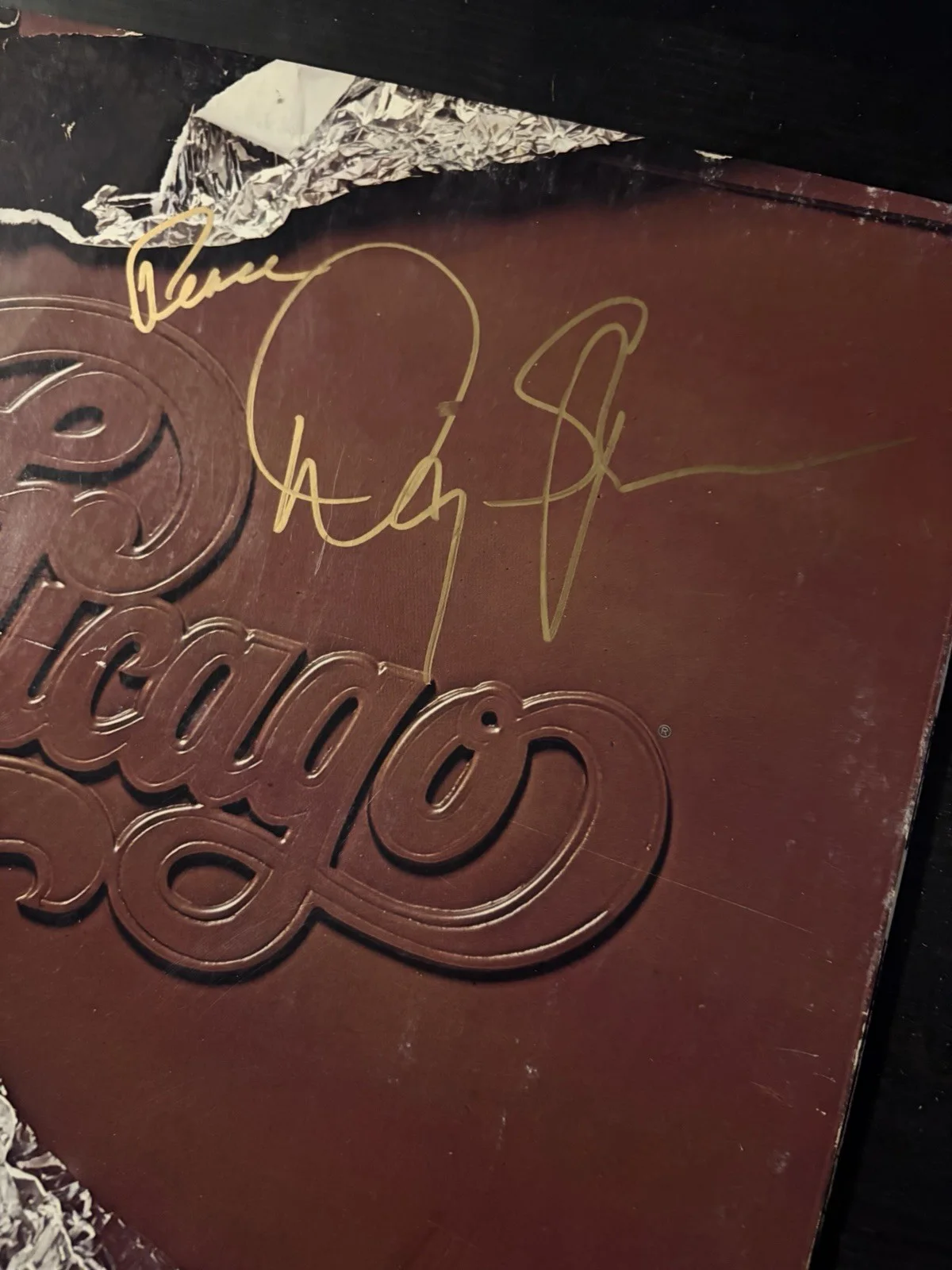 Chicago X LP signed By Danny Seraphine Vinyl Autographed Chicago Band, изображение 2