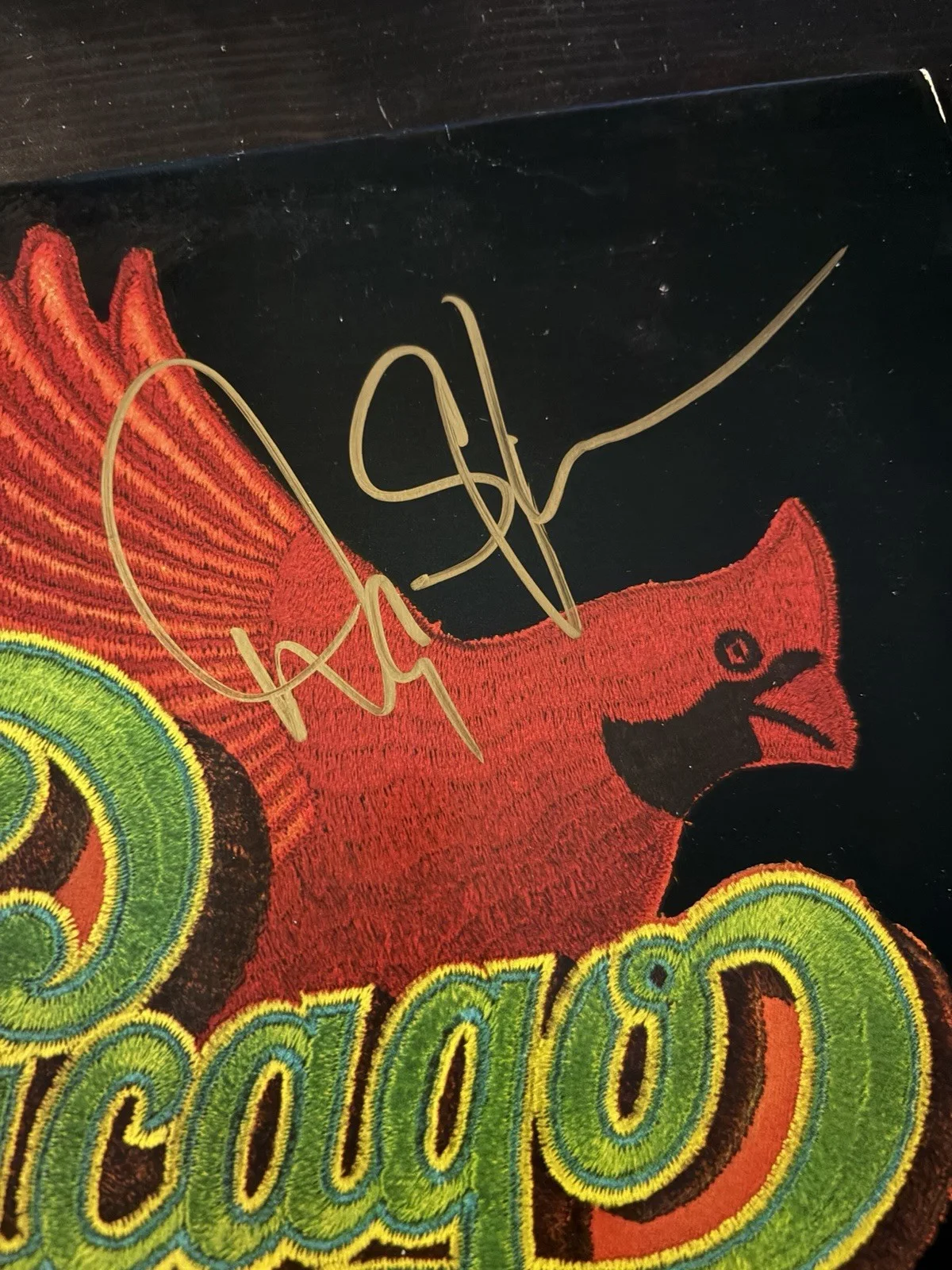 Chicago VIII LP signed By Danny Seraphine Vinyl Autographed Chicago Band, изображение 2