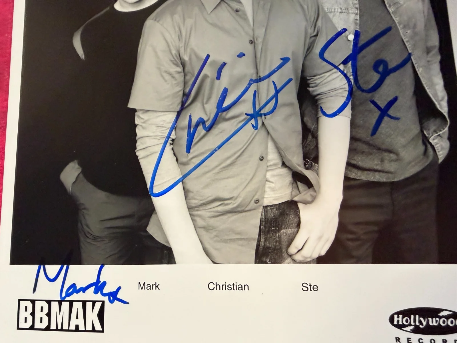 RARE Hollywood Records Press Photo Hand Signed by BBMAK ! Autographed BB MAK, изображение 2