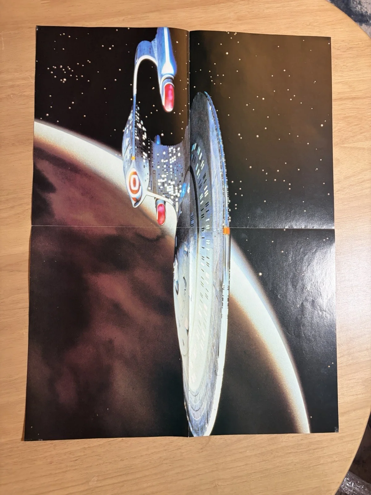 Marina Sirtis Deanna Troi Next Generation — Marina Sirtis Signed Poster Deanna Troi Star Trek TNG Autograph 21x15.5” ~To Ken, изображение 2
