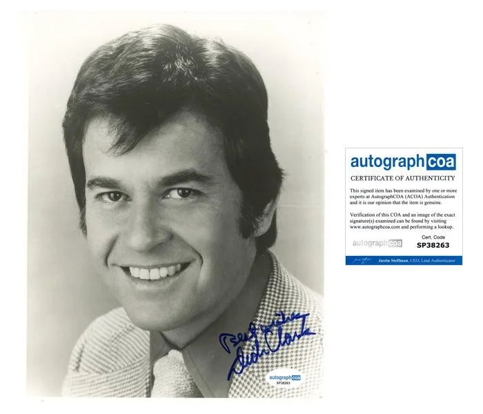 Dick Clark — Dick Clark "American Bandstand" AUTOGRAPH Signed Autographed 8x10 Photo ACOA