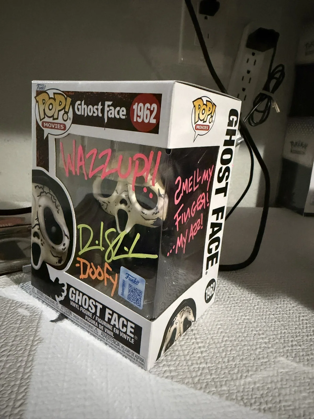 Dave Sheridan — Ghost Face Funko Pop signed by Dave Sheridan, image 2