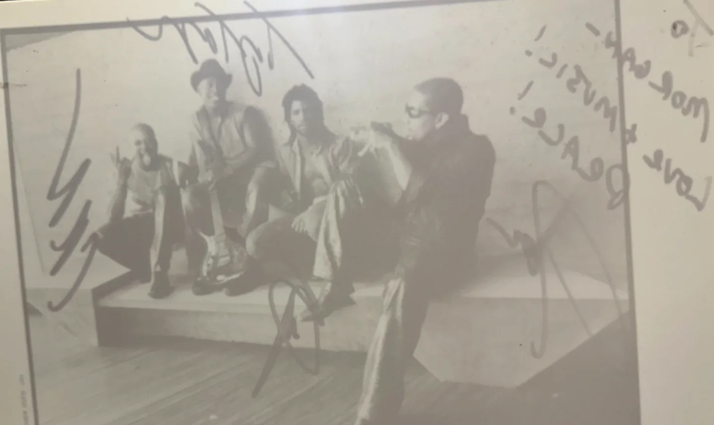 RARE ELEKTRA Records Press Photo Hand Signed by DAKOTA MOON Autographed, изображение 3