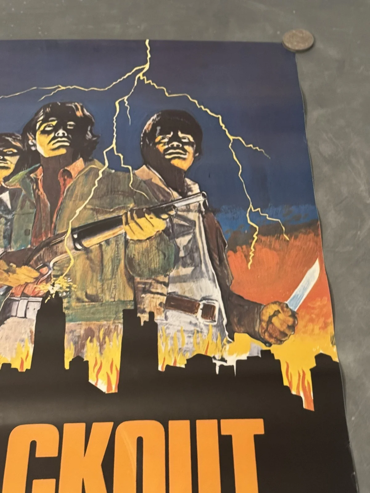 Blackout 1978 Video Shop VHS Poster rare, image 2
