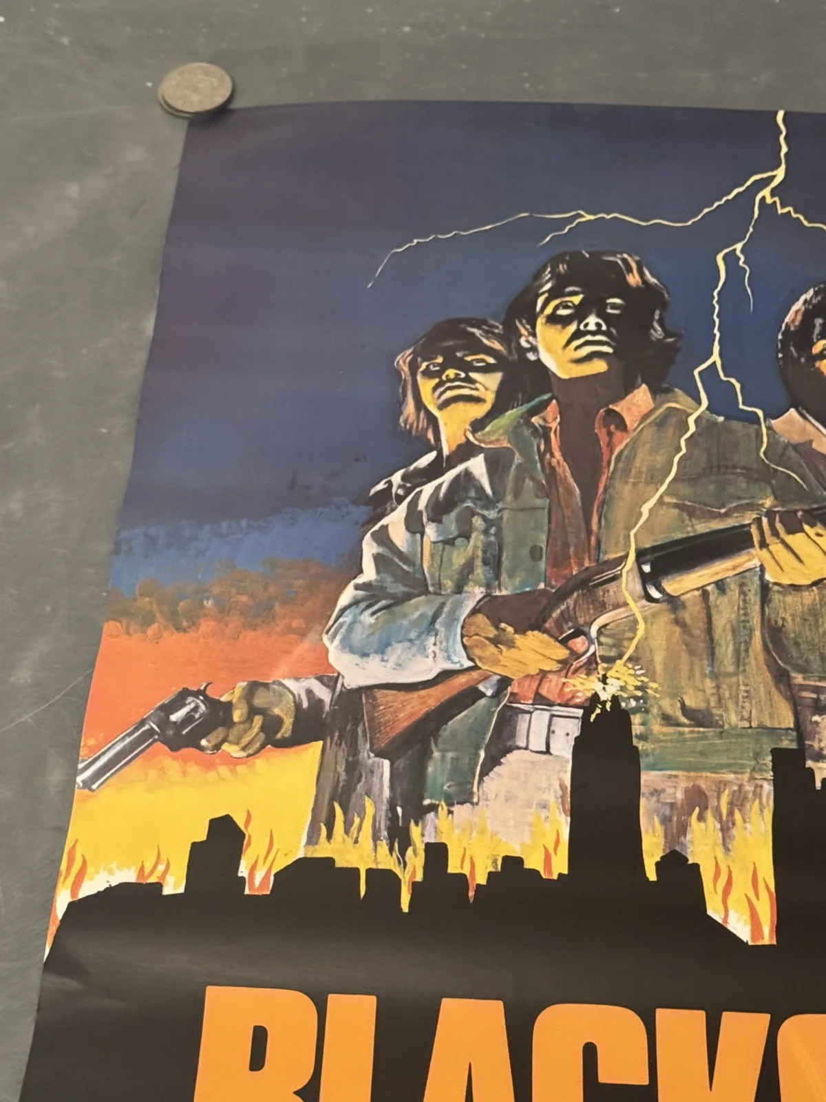 Blackout 1978 Video Shop VHS Poster rare, image 3