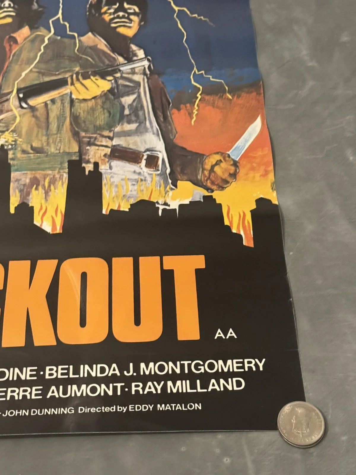 Blackout 1978 Video Shop VHS Poster rare, image 5