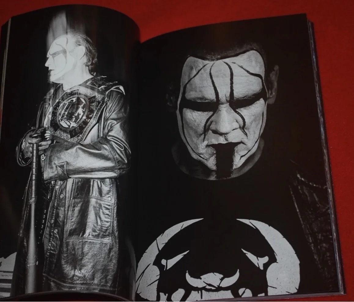 STING — WCW TNA WWE AEW THE ICON STING SIGNED FAREWELL BOOK JSA Certified, image 3