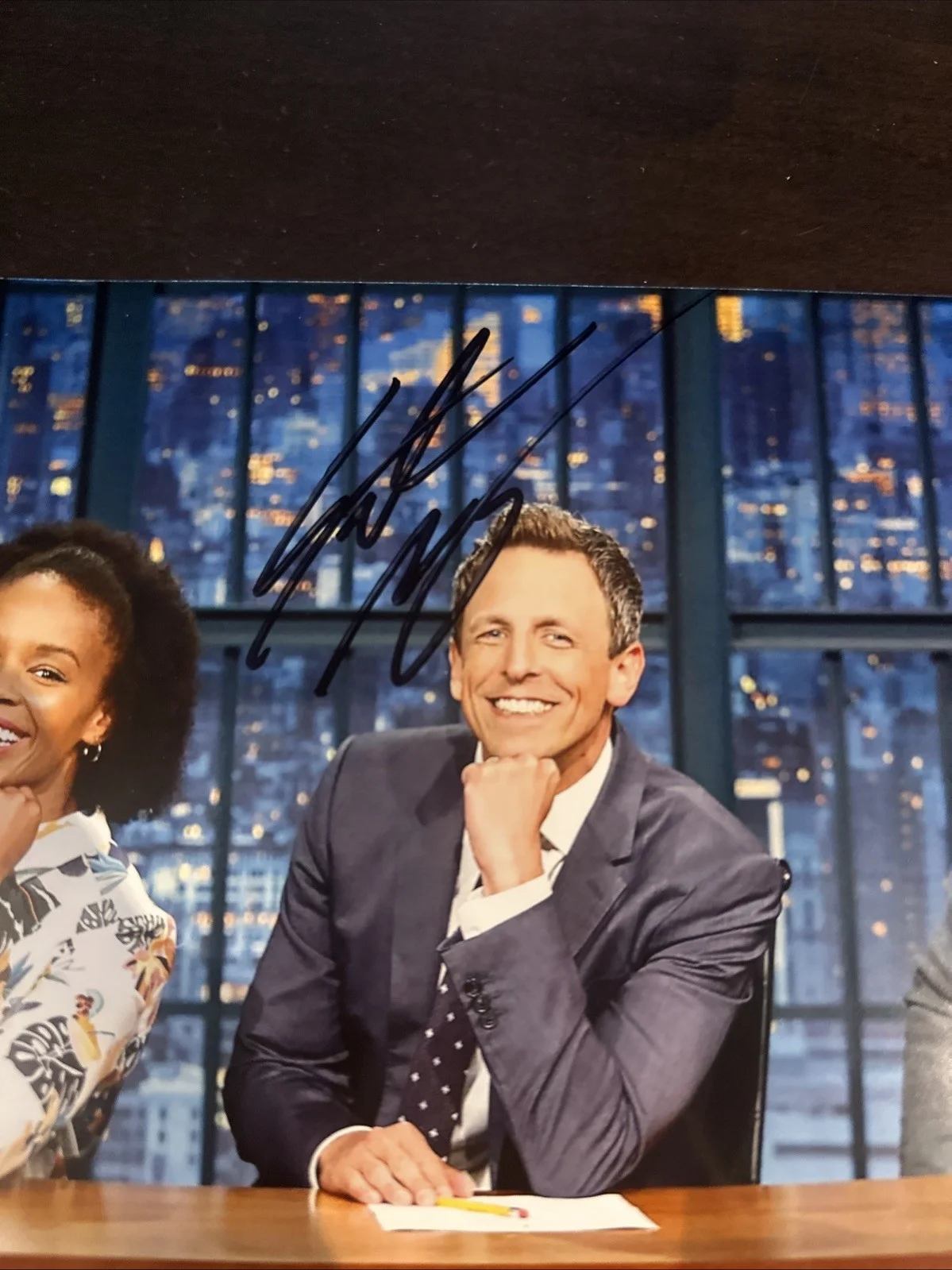 Seth Meyers Autographed 8 X 10 Photo Authentic, image 2
