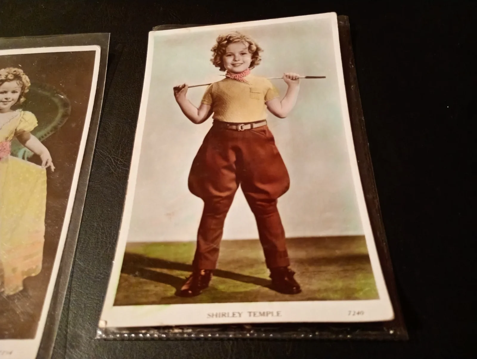Vintage Shirley Temple Art Photo Colour Postcards. 1930's. 41K, 41L, 7194 + 7240, изображение 2