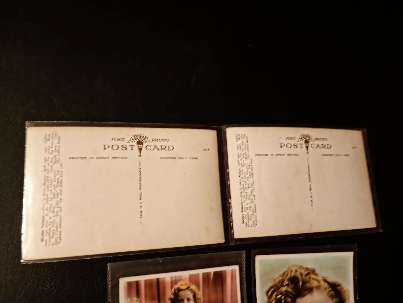 Vintage Shirley Temple Art Photo Colour Postcards. 1930's. 41K, 41L, 7194 + 7240, изображение 5