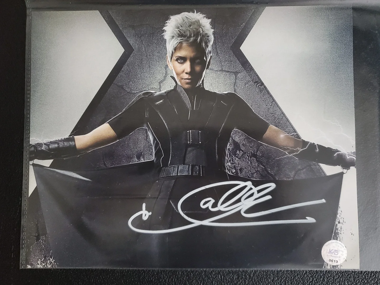 Halle Berry — Halle Berry Signed Autographed 8x10 X-Men Storm Photo with COA