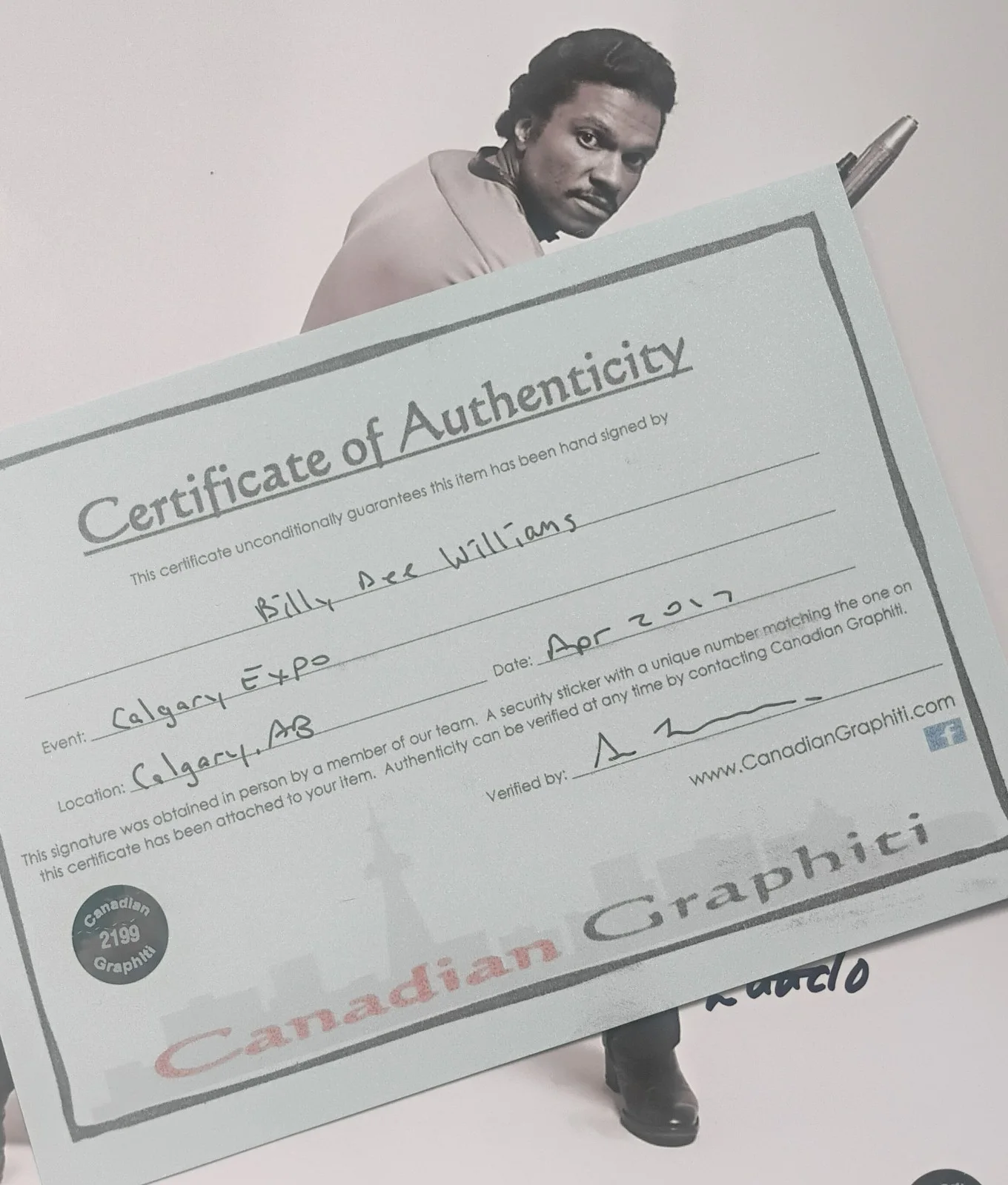 Billy Dee Williams Hand Signed 8x10 Photo COA Star Wars NO US TARIFFS, image 4