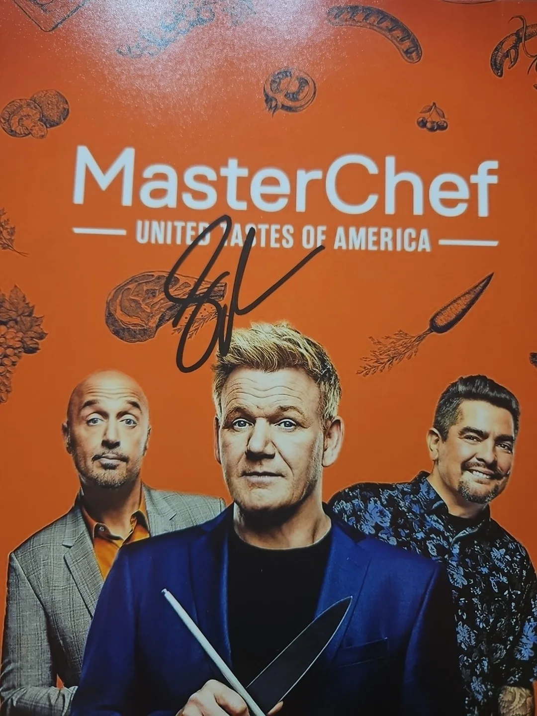 Gordon Ramsey — Gordon Ramsay signed 8x10 Photo autographed with COA Master Chef, image 3