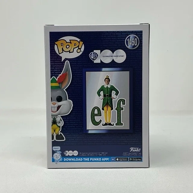 Jeff Bergman Autographed Bugs Bunny As Buddy The Elf WB 100 Funko Pop OCCM, изображение 4