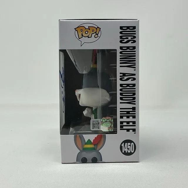 Jeff Bergman Autographed Bugs Bunny As Buddy The Elf WB 100 Funko Pop OCCM, изображение 5