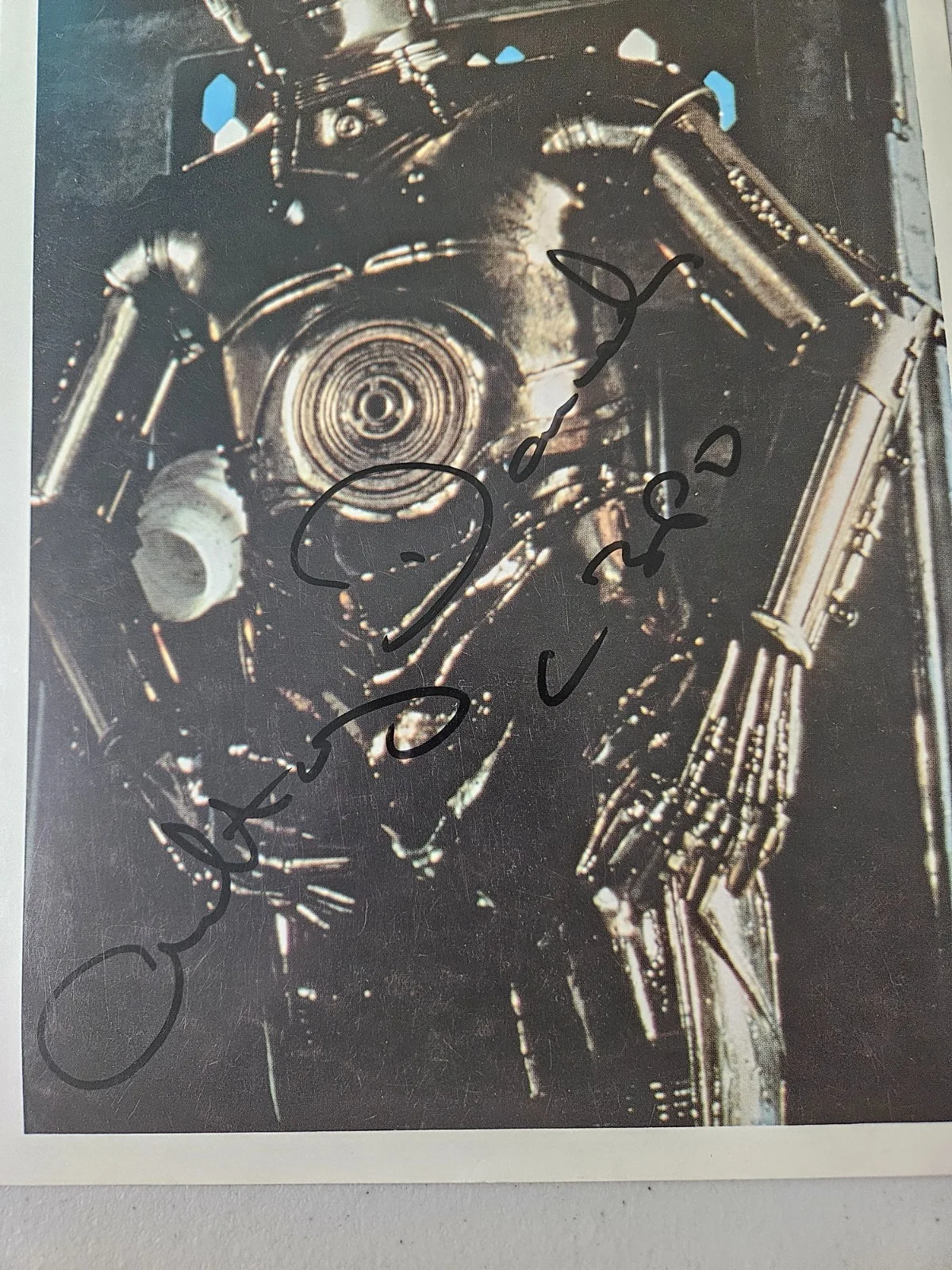 anthony daniels — Vintage Anthony Daniels signed/autographed C3PO Star Wars 8x11 Photo, изображение 2