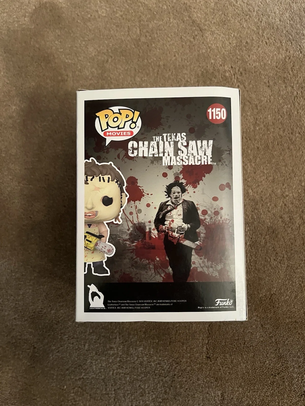 Spencer Charnas Autographed Leatherface Funko Pop Texas Chainsaw Massacre, image 3
