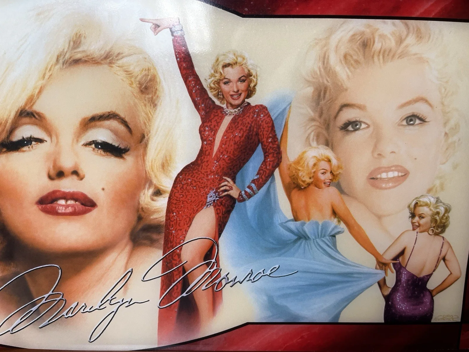 Marilyn Monroe Limited Edition Stained Glass Panorama Light-Up Frame, image 3