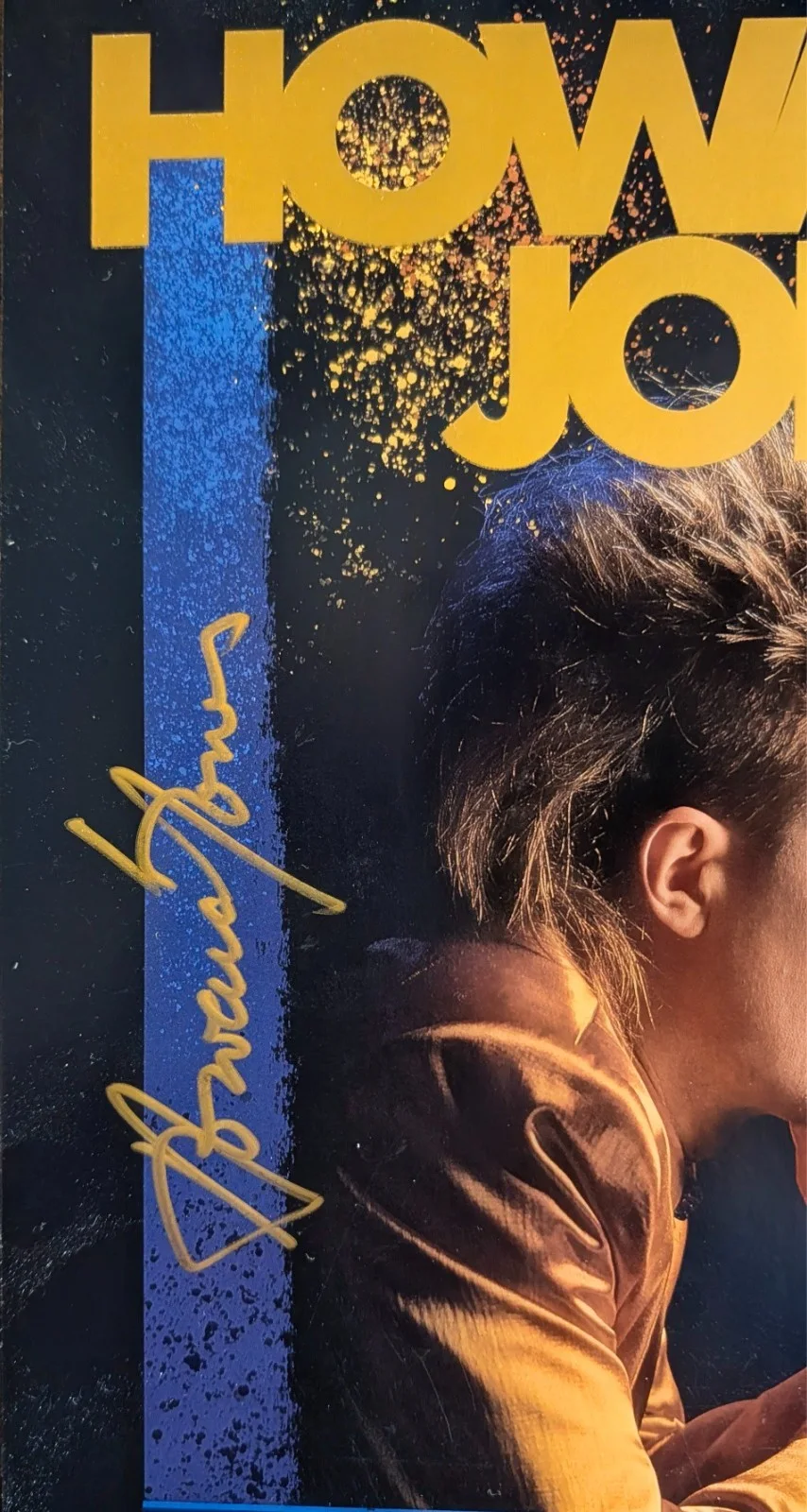 Autographed Howard Jones Poster, image 2