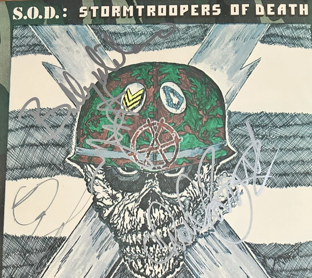 Stormtroopers of Death (S.O.D.) "Speak English Or Die" Vinyl - Signed Billy M +3, изображение 3