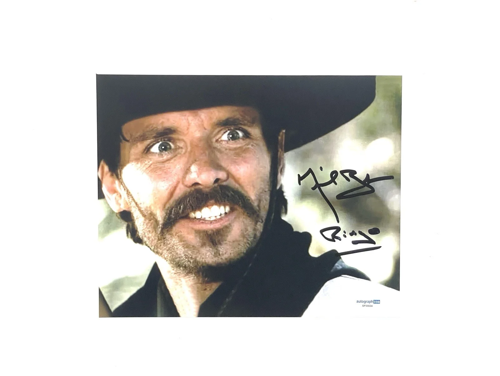 Michael Biehn — Michael Biehn Signed 8x10 Photo Tombstone Johnny Ringo Western Movie ACOA COA, изображение 2
