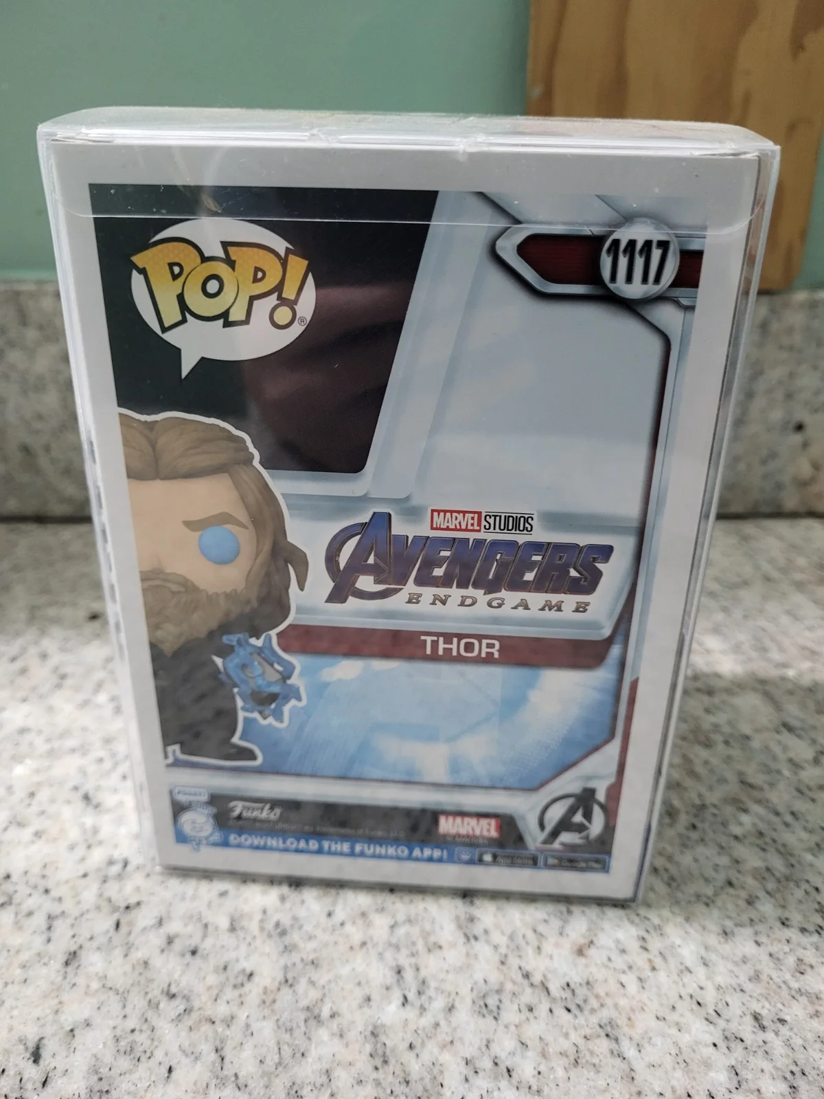 Funko Pop! Avengers Endgame Thor #1117 Signed Chris Hemsworth PSA Authentication, image 4
