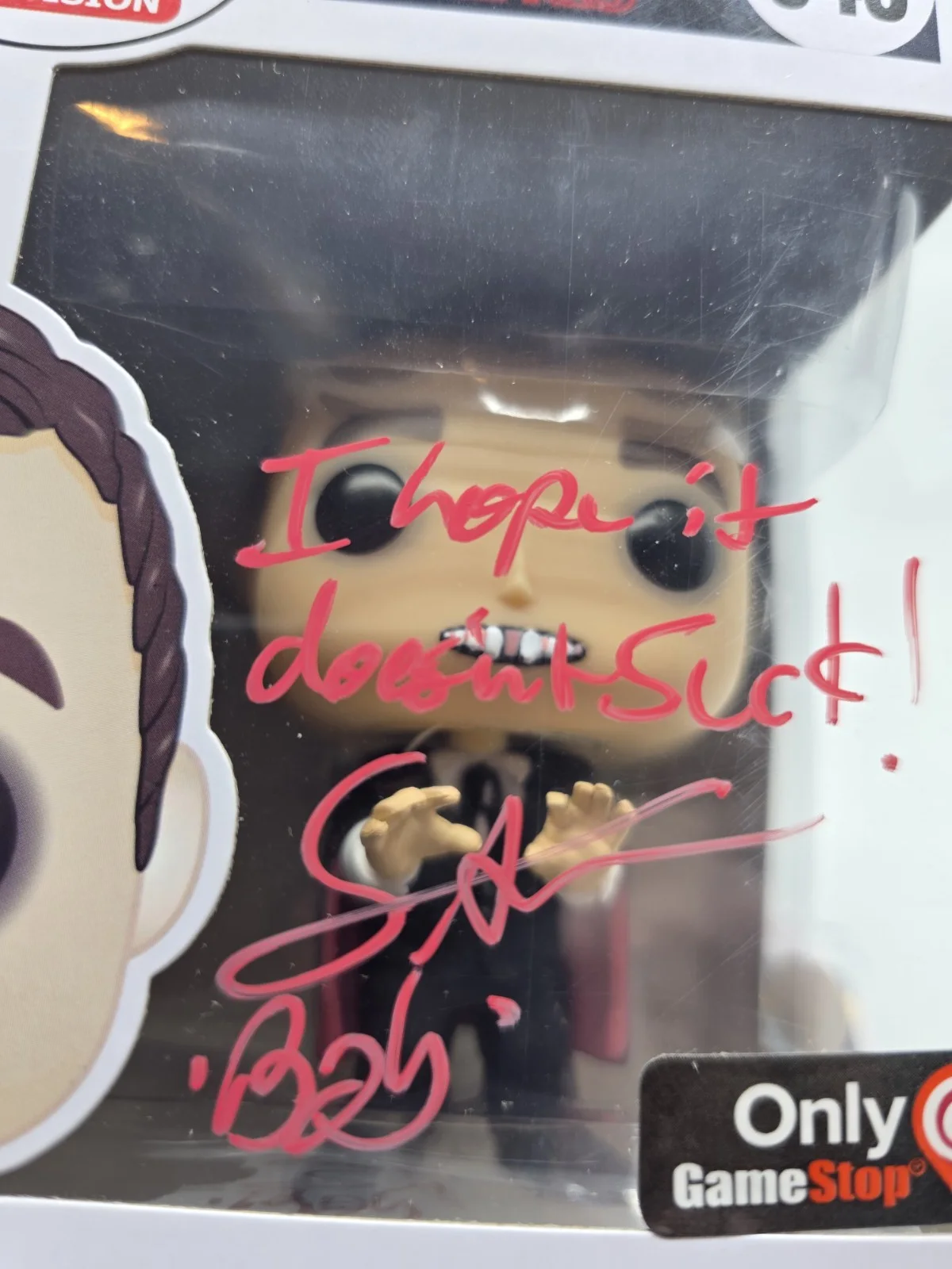 Sean Astin — Vampire Bob Signed Funko Pop Stranger Things Sean Astin Autograph JSA COA 643, image 2
