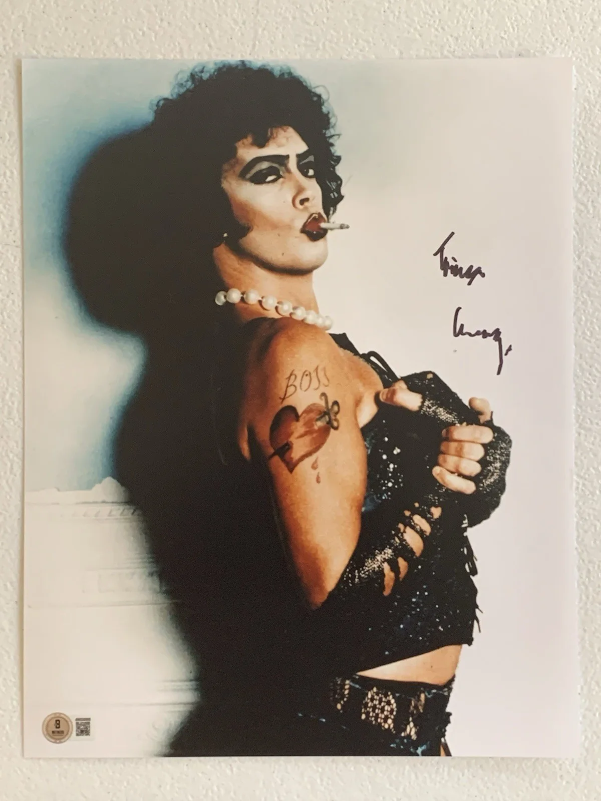 Tim Curry — Tim Curry Signed Dr. Franknfurter Rocky Horror Picture Show 11x14 Photo Beckett