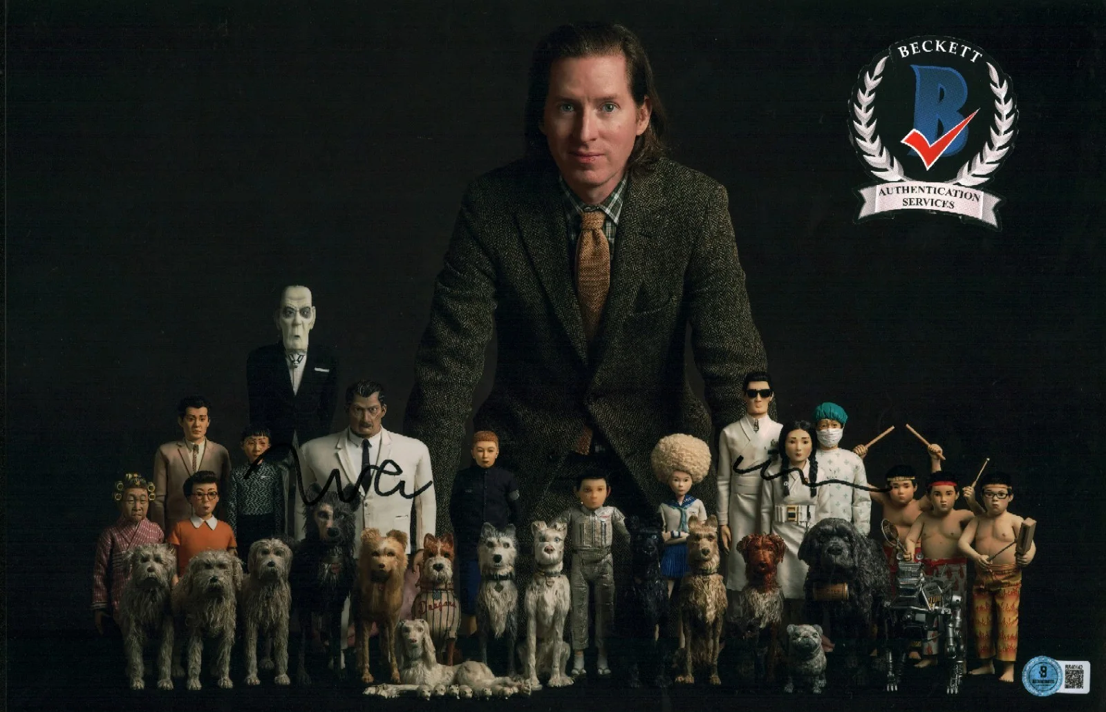 Wes Anderson — Wes Anderson SIGNED Legendary Acclaimed Director 11x17 Photo Beckett BAS COA