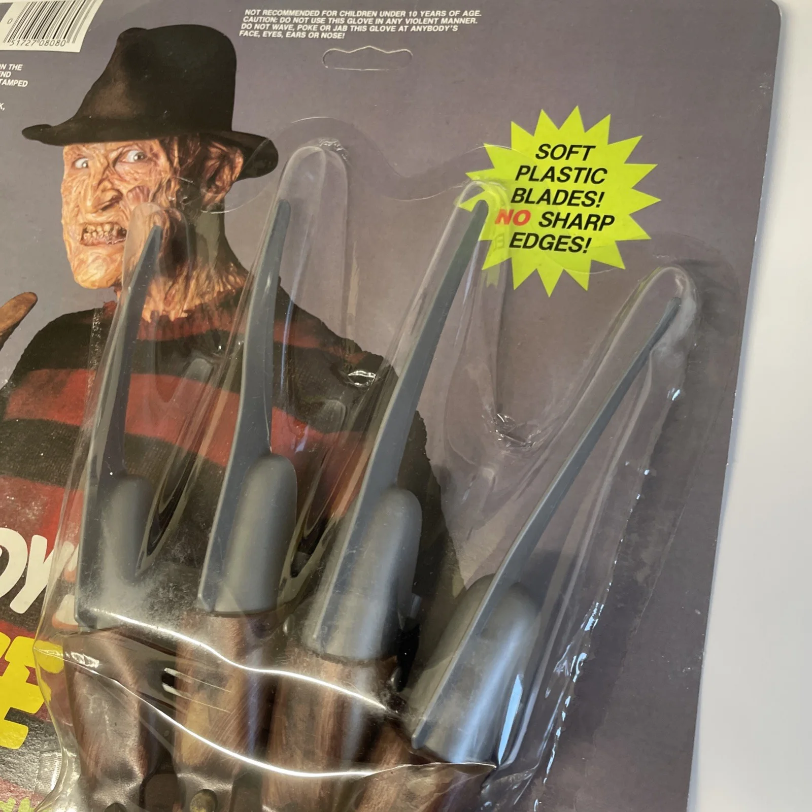 1984 Sealed The Nightmare on Elm Street Freddys Glove - MOC BNIB Unpunched Card, изображение 5