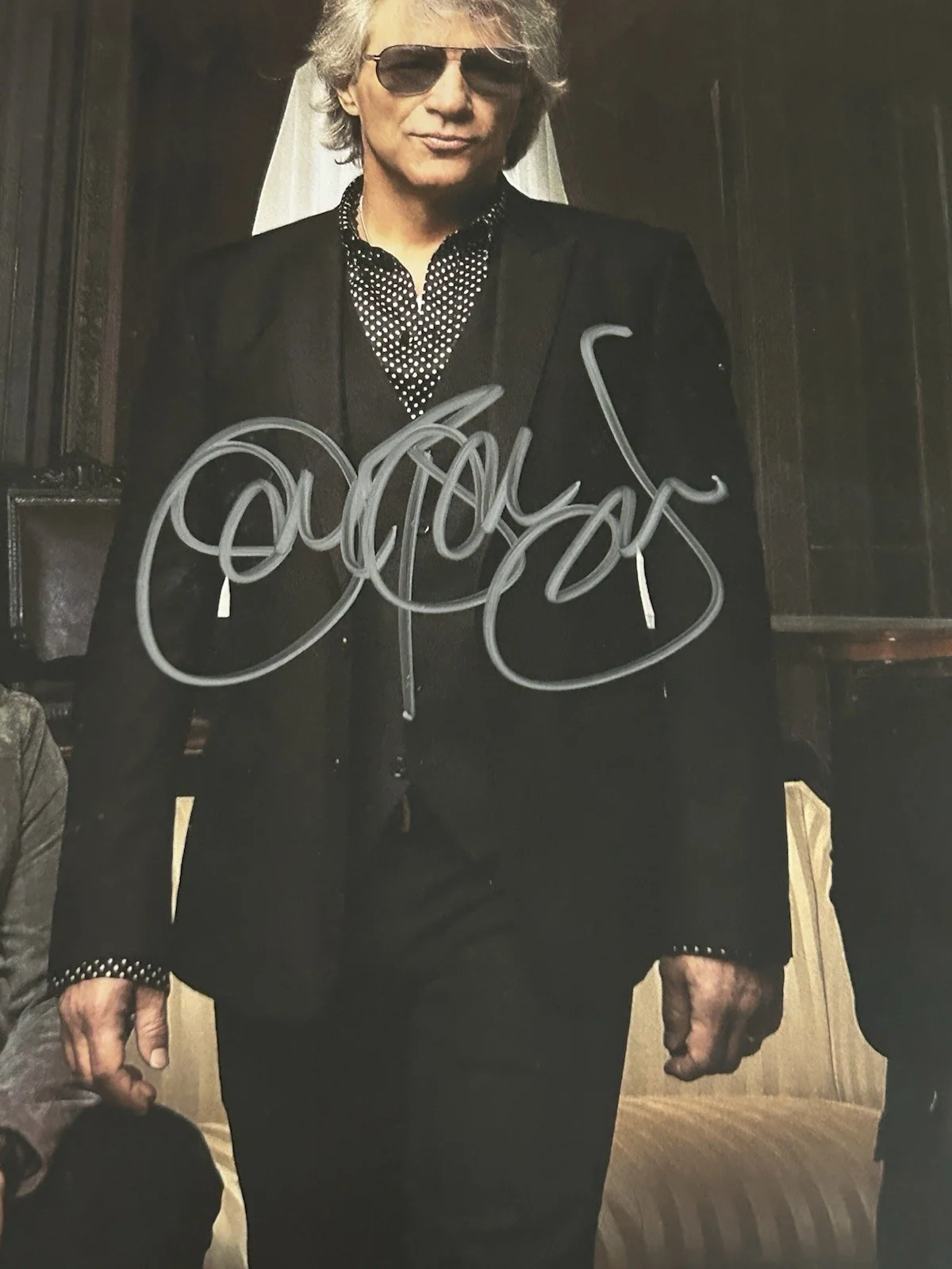 JON BON JOVI SIGNED Autographed 13x19 POSTER 2020 BAND TOUR **JSA COA**, image 2