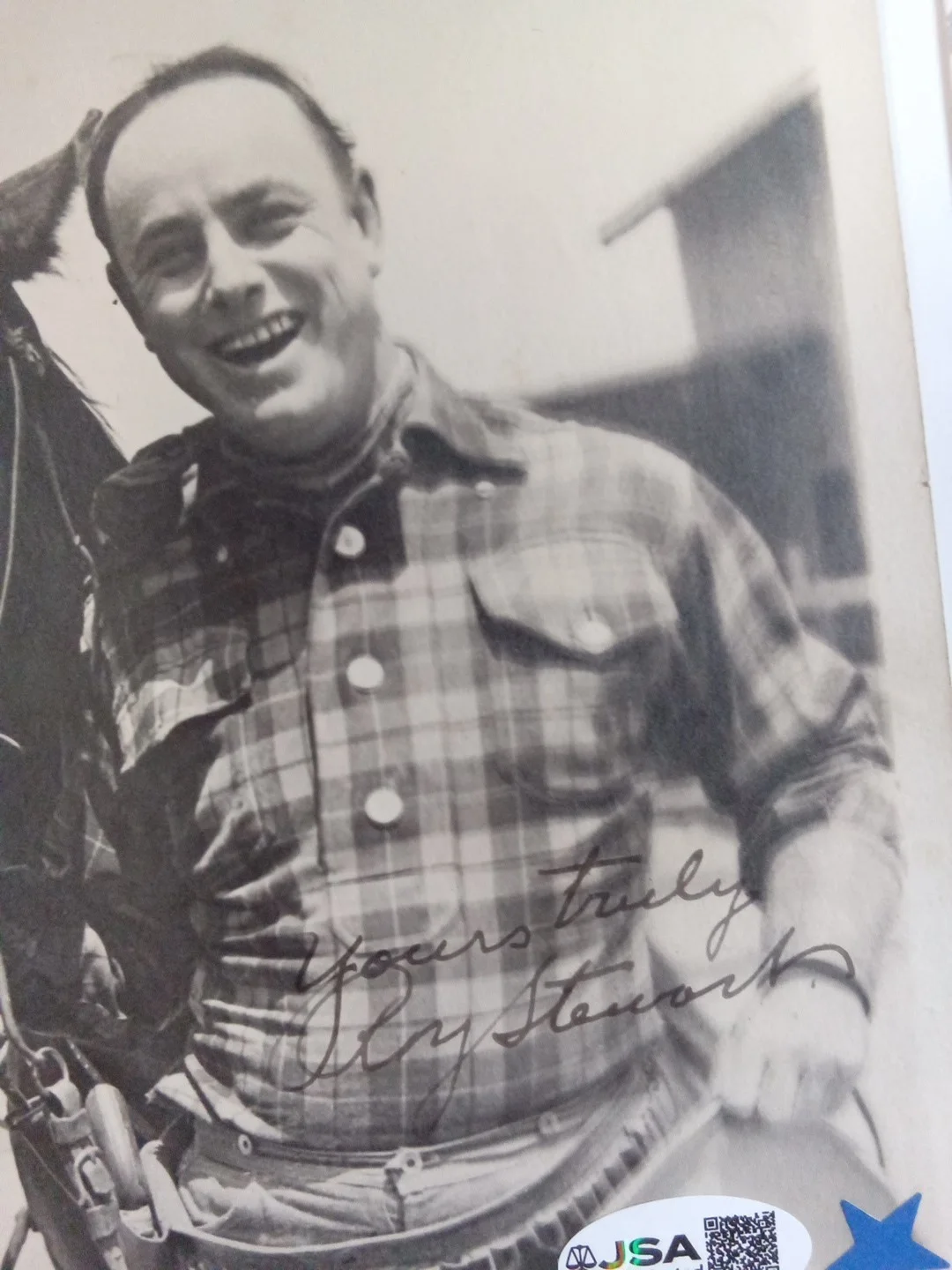 Roy Stewart Signed 5x7 Photo JSA Authentic Silent Movie Star King Kong Cowboy, изображение 3