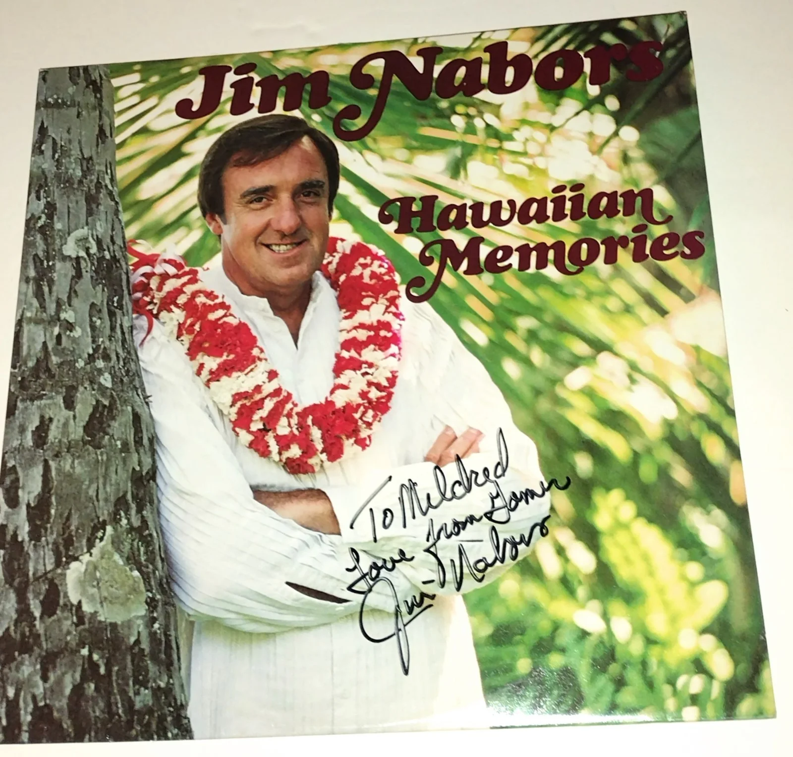 Jim Nabors from Gomer Pyle — Jim Nabors Signed AUTO HAWAIIAN The Andy Griffith Show GOMER PYLE Vinyl Tili Mug, изображение 2