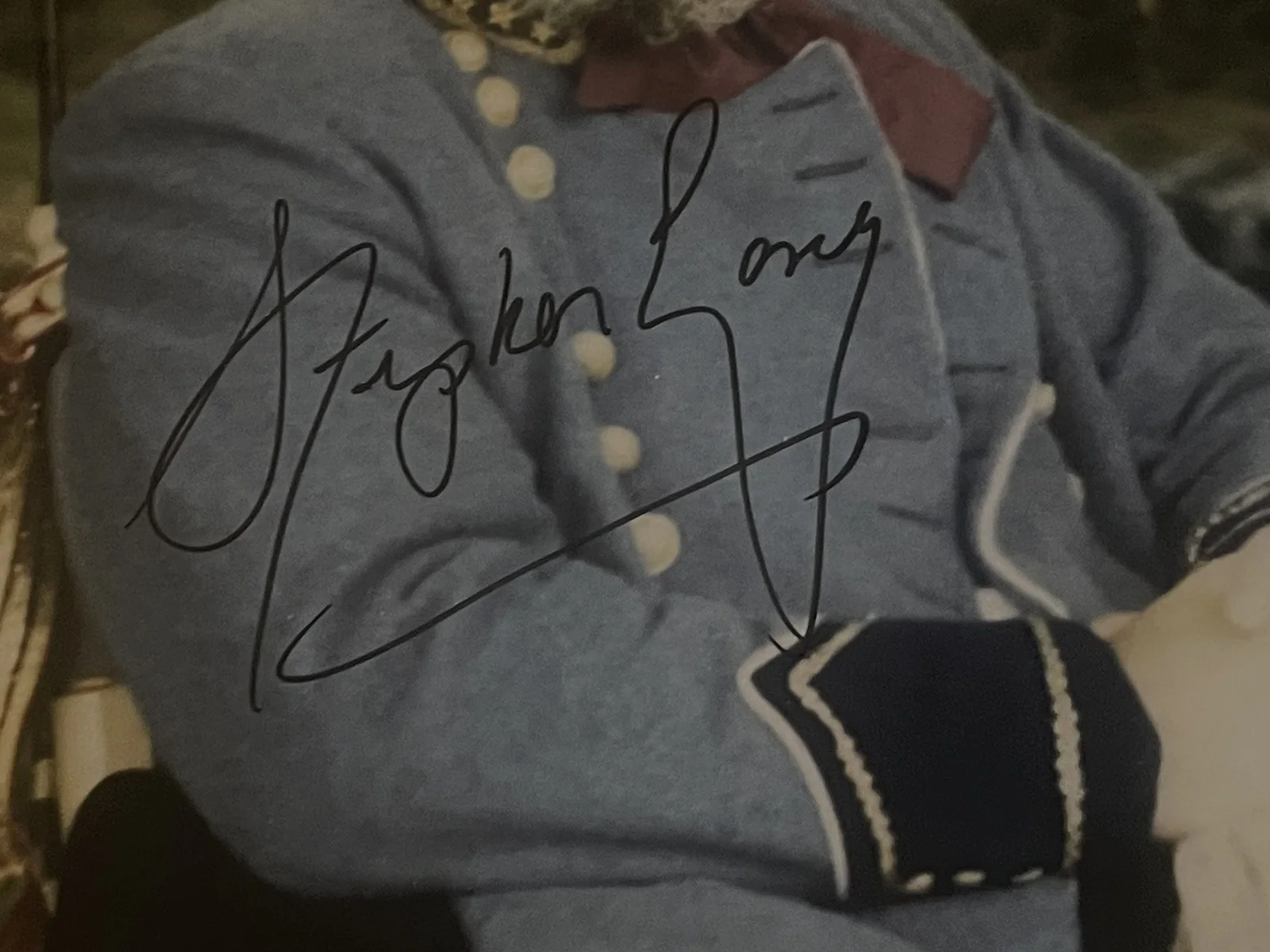 STEPHEN LANG — STEPHEN LANG RARE GETTYSBURG SIGNED POSTER, image 2