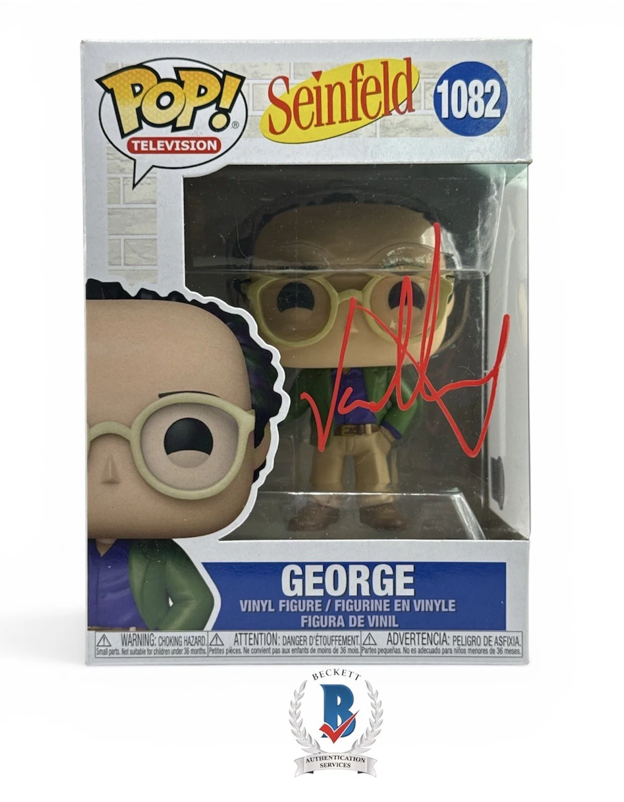 Jason Alexander — Jason Alexander Autograph Signed Seinfeld George Funko Pop with Beckett COA
