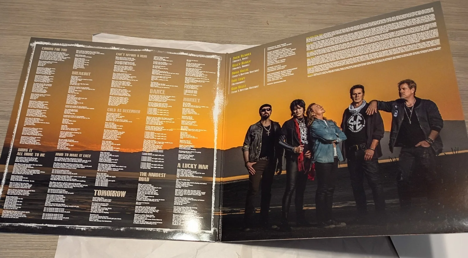 Night Ranger ATBPO AUTOGRAPHED VINYL, image 2