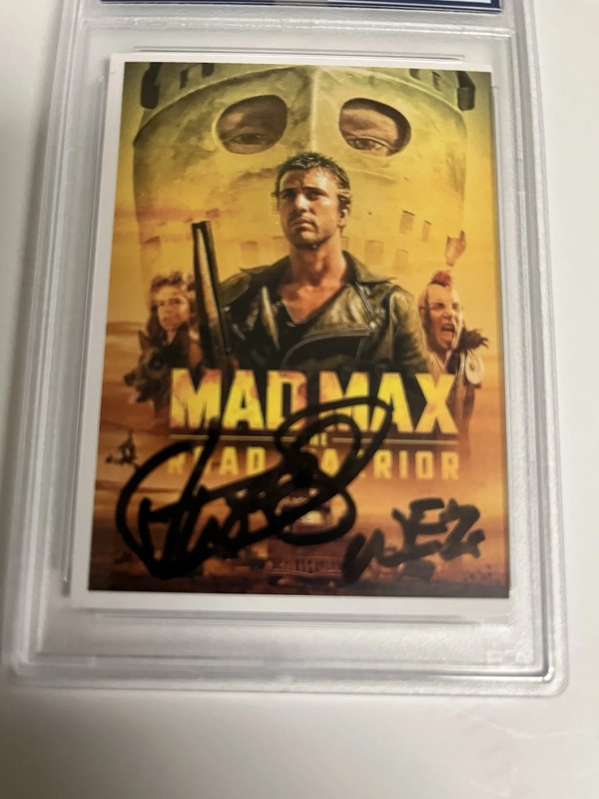 Autographed Vernon Wells Mad Max 2 Movie Print Card PSA Signed Auto Authentic, изображение 2