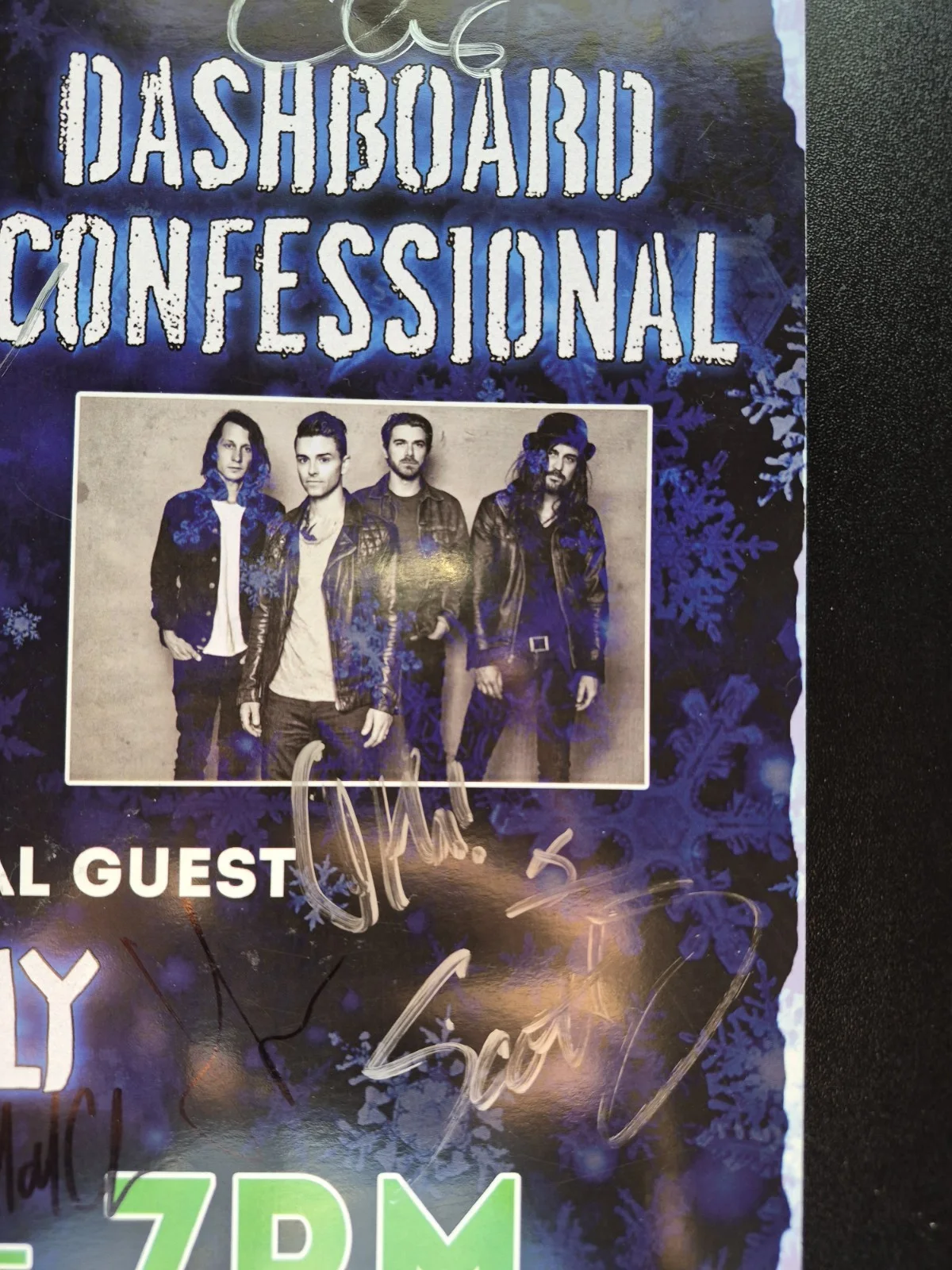 Signed Poster Walk The Moon, Dashboard Confessional & Sir Sly 11x17, image 3