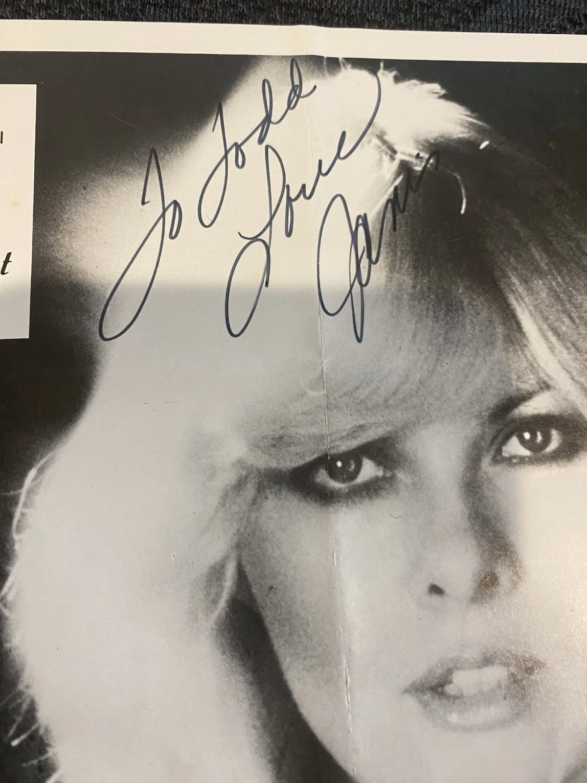 Signed Autographed Picture Of Miss February 1978 Janis Schmitt, image 3