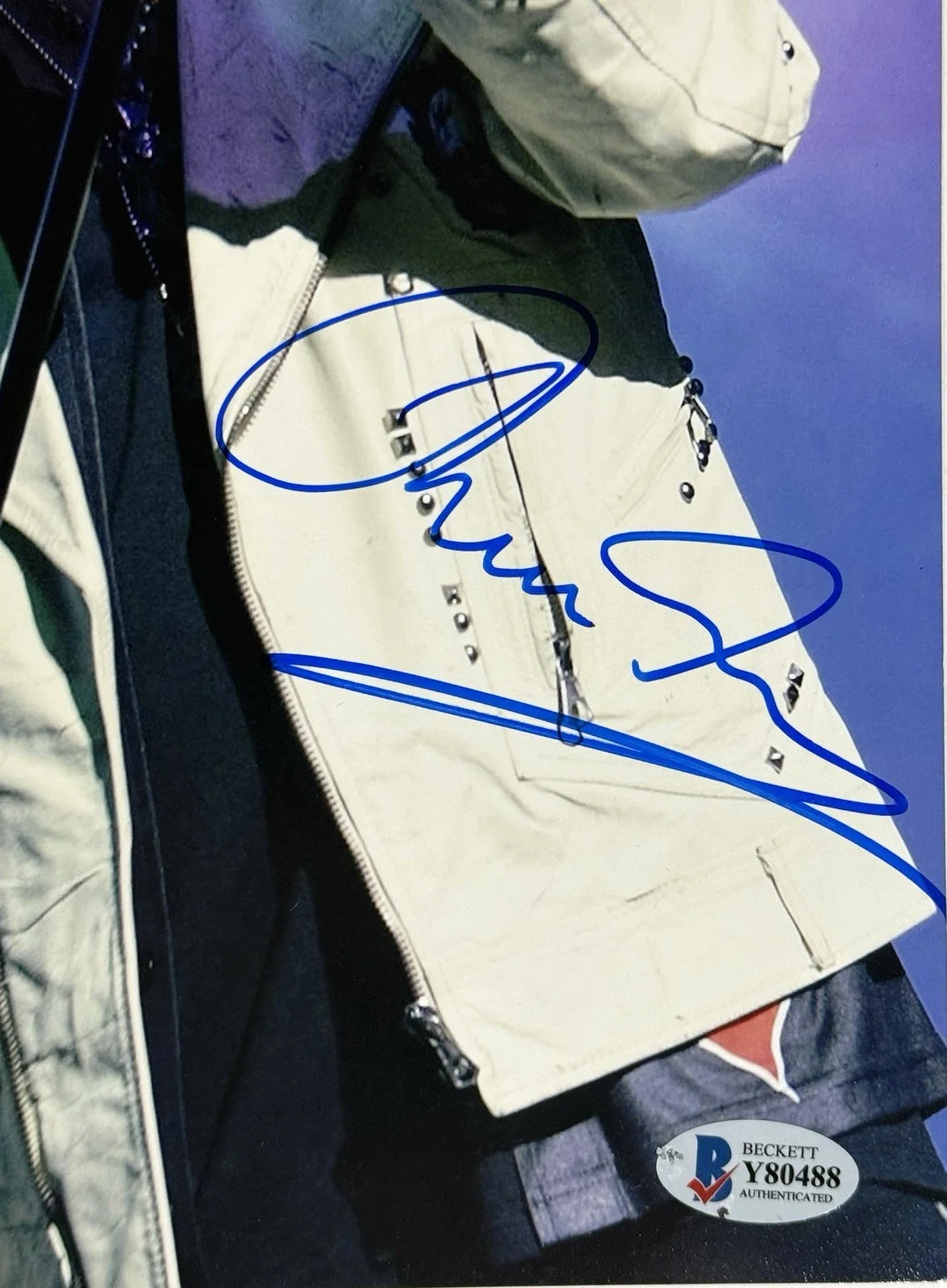Klaus Meine signed Photo Scorpions in concert 8x10 beckett coa, изображение 2