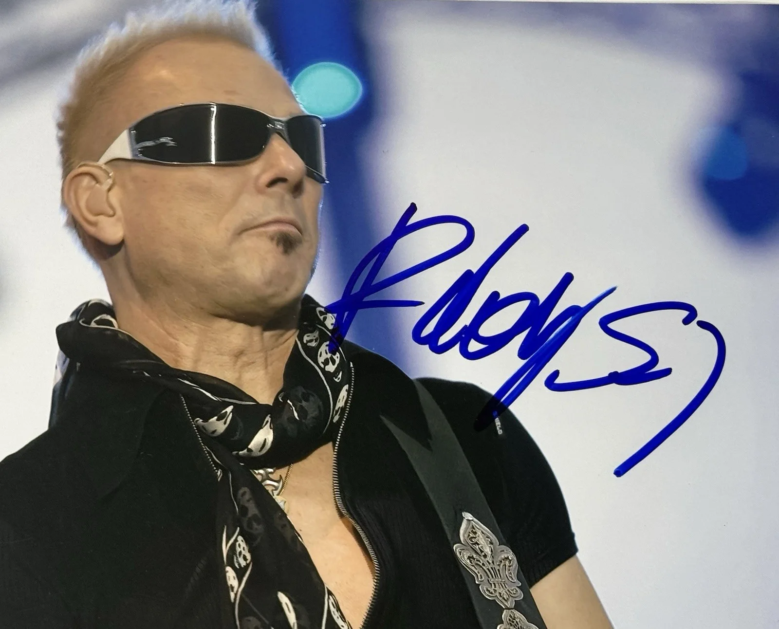Rudolph Schenker signed Photo Scorpions guitarist beckett coa, изображение 2