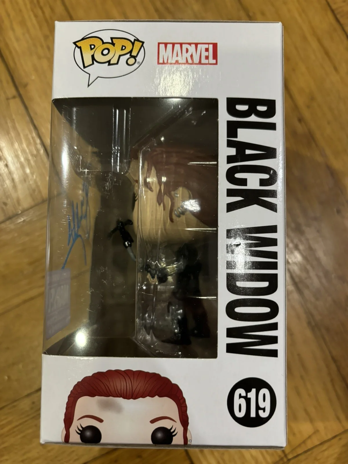 Scarlett Johansson — Black Widow Funko Pop Signed by Scarlett Johansson with Exact Proof Avengers, image 4